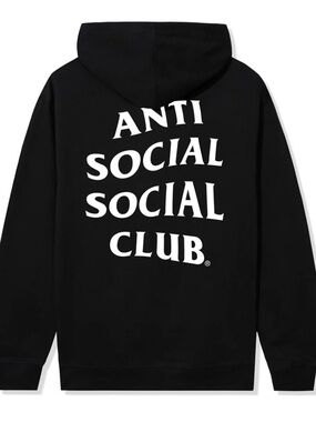 Anti Social Social Club Black Hoodie - Classic Mind Games Hoodie